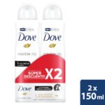 Desodorante Aerosol Dove Invisible Dry Bipack 2X150 ML
