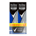 Desodorante Antitranspirante Aerosol Hombre Rexona Clinical Expert Clean 91G (150Ml) (2 Unidades De
