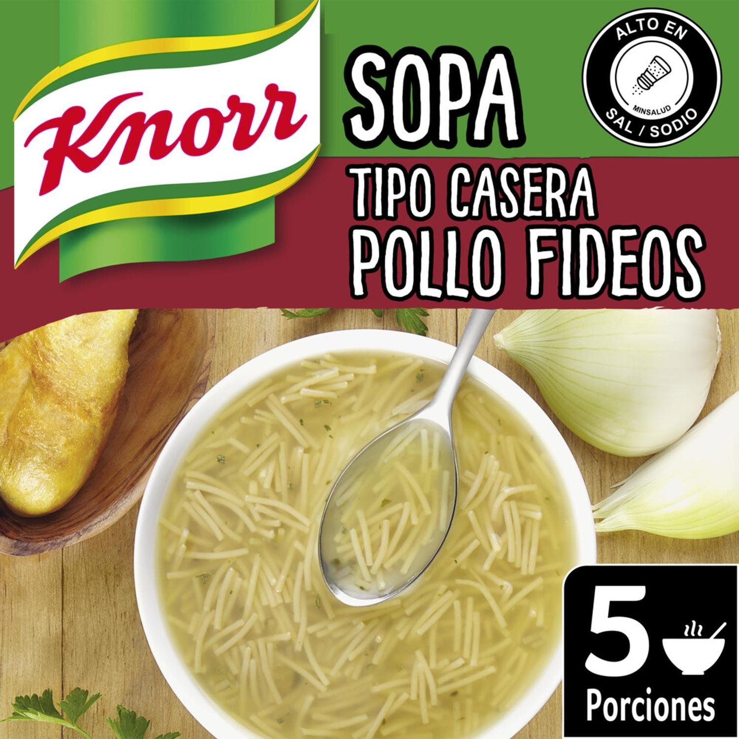 53838892 Knorr Sopa de Pollo con Fideos 64g - Imagen 1