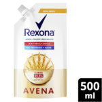 Jabon liquido corporal Rexona antibacterial avena X500ML