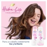 Acondicionador Dove Hidra Liso Hialuronico X 400ml - Imagen 8