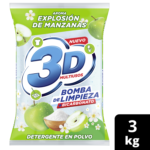 Detergente Polvo 3D Multiusos Manzana 3KG