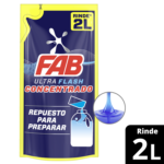 Detergente liquido Fab ultra concentrado 330ML