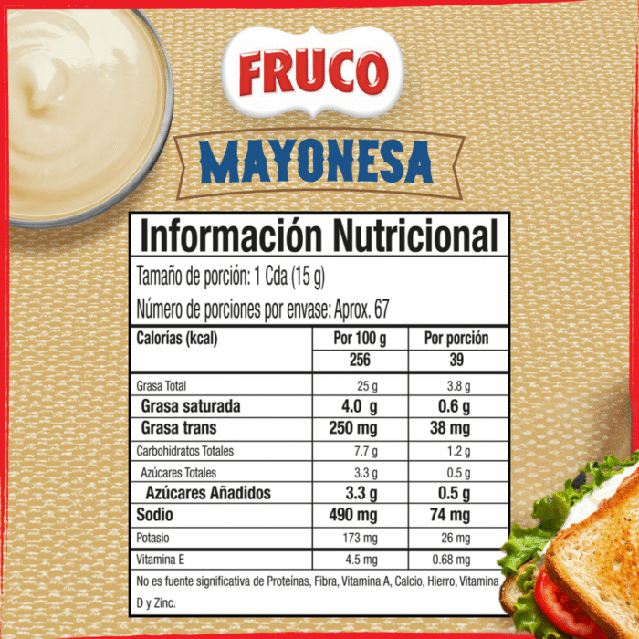 MAYONESA FRUCO Pague 800 LLeve 1000G - Imagen 3