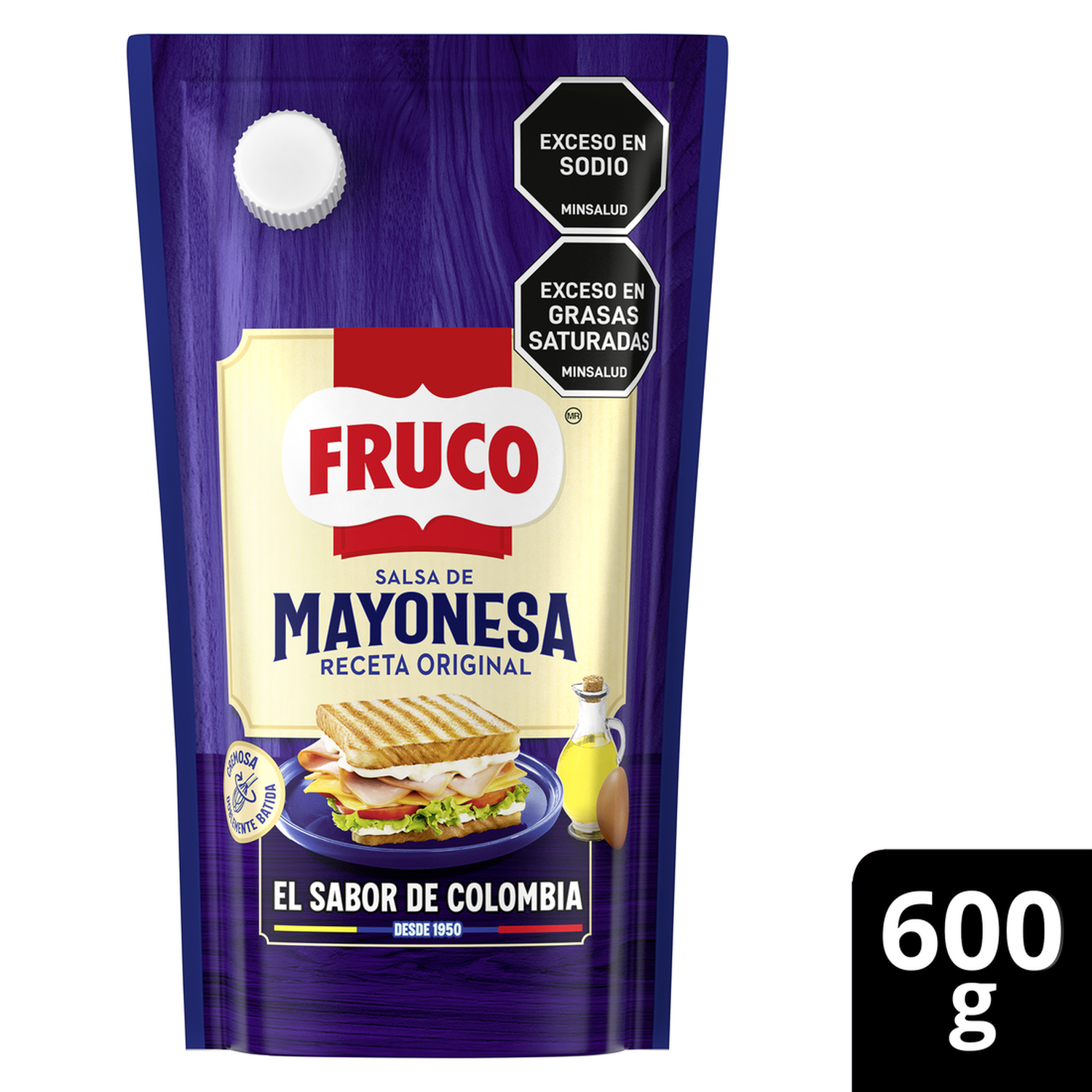 64870183 Mayonesa Fruco Doypack 600G - Imagen 1