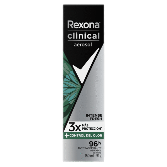 Desodorante Rexona Clinical Intense Fresh Hombre 150ml - Imagen 1