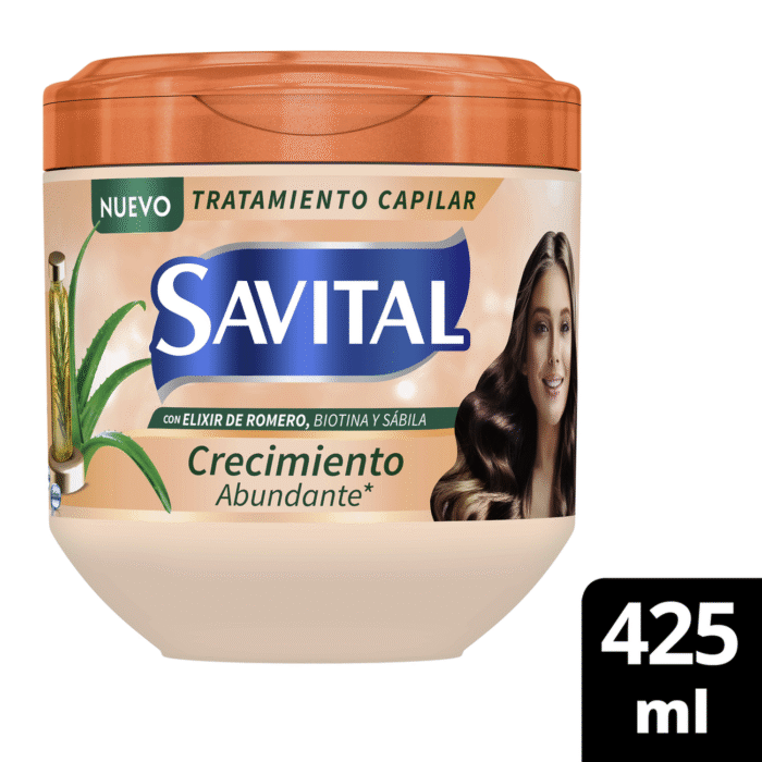 Tratamiento Savital ELIXIR de Romero, Biotina y Sávila 425ML - Imagen 1