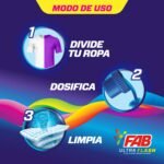 Detergente liquido Fab ultra color botella 3L - Imagen 2