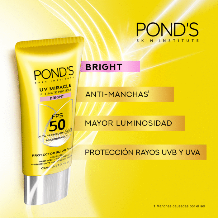 Bloqueador Solar PONDS SUN MIRACLE Luminoso 40G - Imagen 3