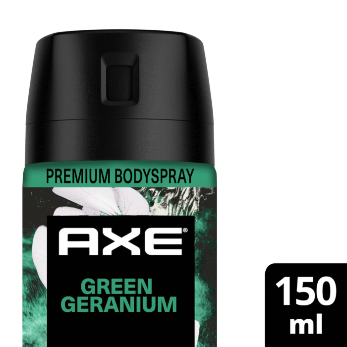 Desodorante AXE Aerosol BodySpray GREEN GERANIUM 150ML - Imagen 1