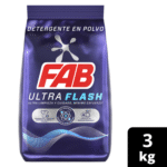 Detergente Polvo FAB ULTRA 3KG