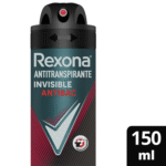 desodorante en aerosol rexona antibacterial men * 150 ml