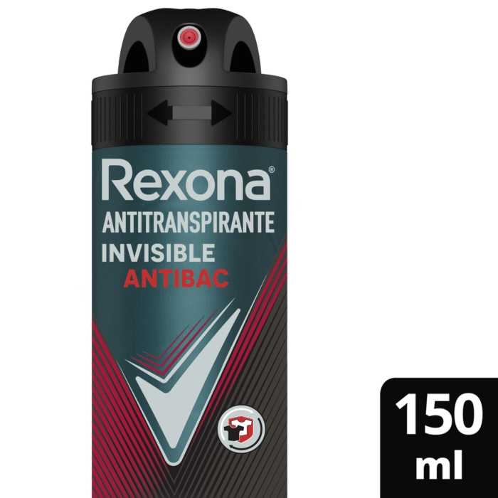desodorante en aerosol rexona antibacterial men * 150 ml - Imagen 1