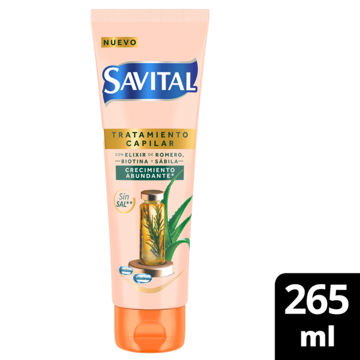 Mascarilla Savital ELIXIR de Romero, Biotina y Sávila 265ML - Imagen 1