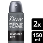 Desodorante Dove Men Invisible Dry 2x150 ml