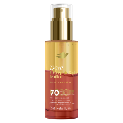 Serum Capilar Dove UV Repair Glow Felúrico