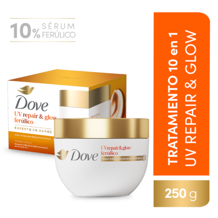 Tratamiento Mascarilla Dove UV Repair Glow Felúrico