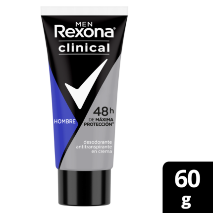 Desodorante Rexona Tubo Clinical Crema Hombre 60g