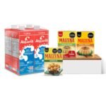 Combo Natilla y Buñuelos Maizena+Leche Alqueria Deslactosada